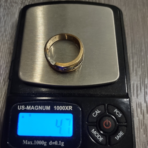 10k chunky custom diamond band - Picture 2 of 8